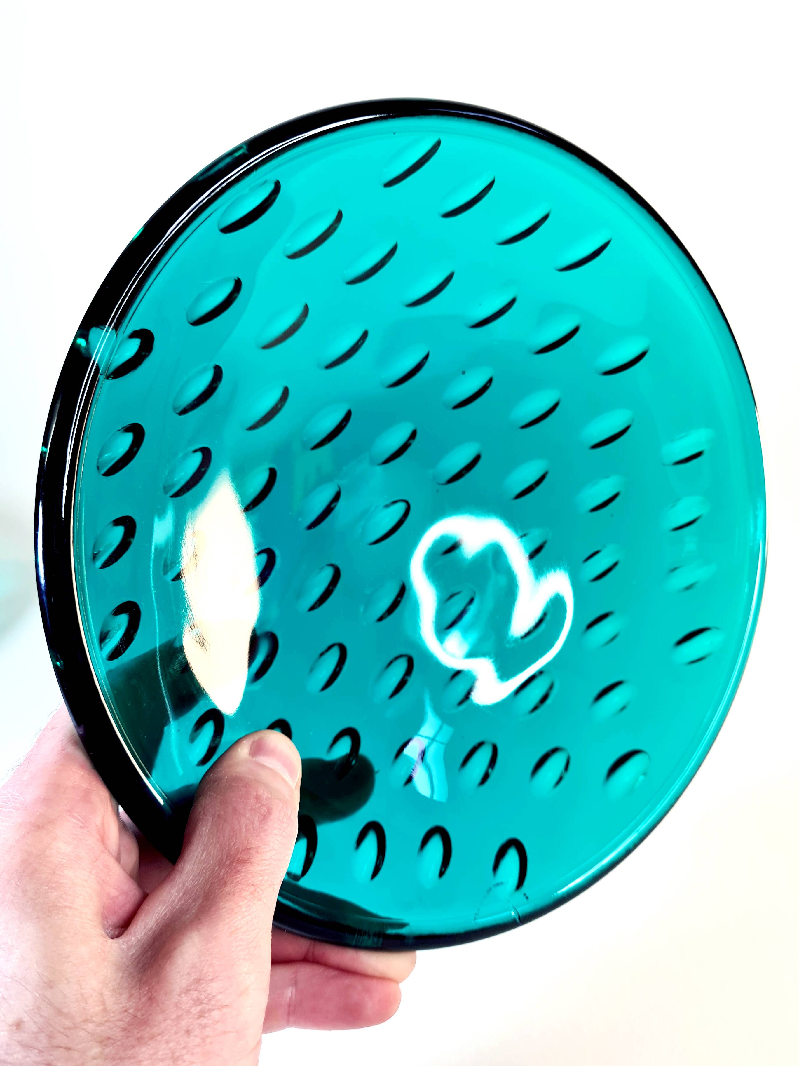 Pair of cut glass cups — Odelys model attributed to Guerlain