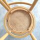 Paire chaises Baumann bois clair et cannage