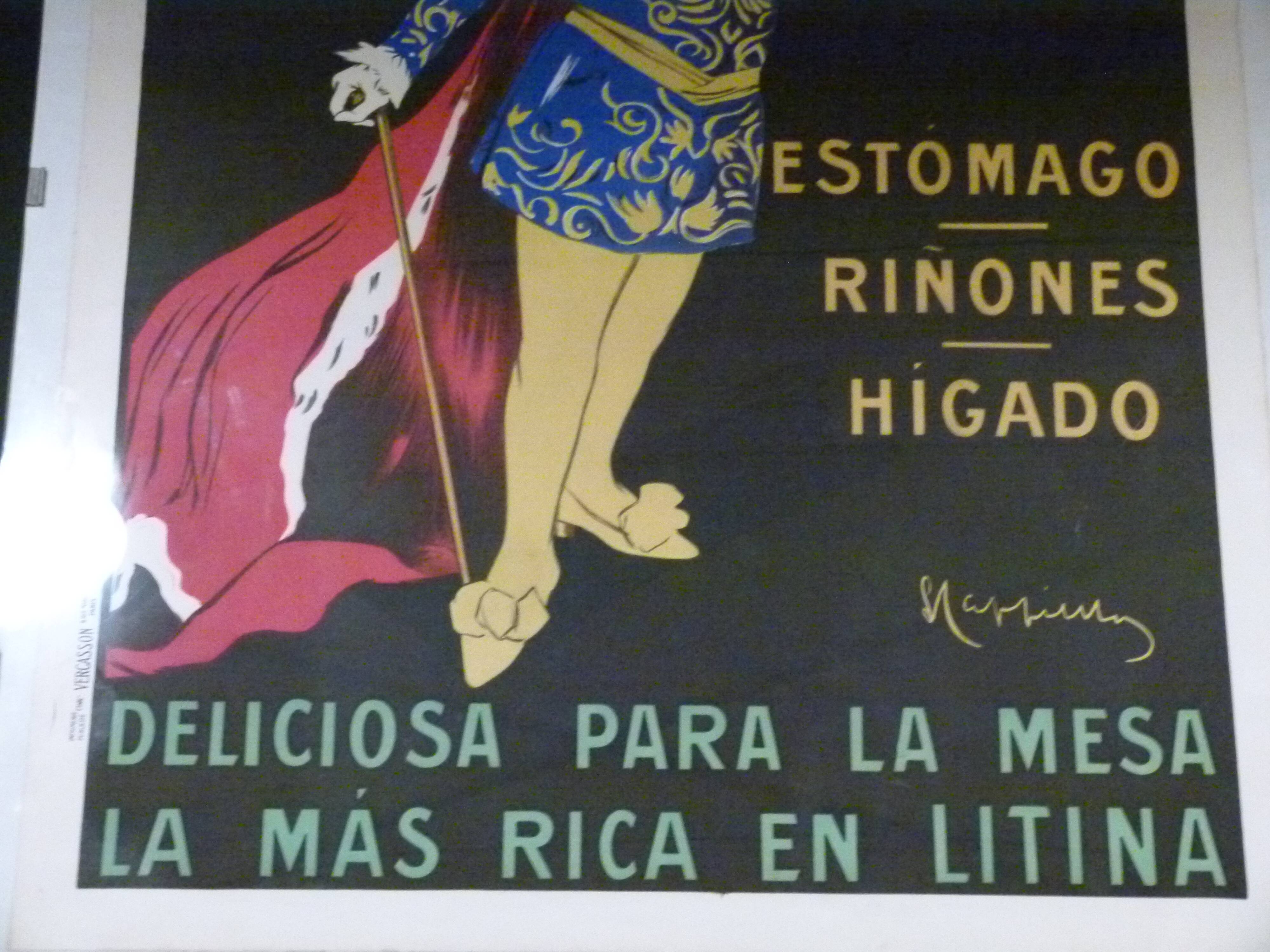 Original poster aigua de vilajuiga by leonetto cappiello