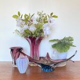 Pink vase of  Fratelli Toso - chambord