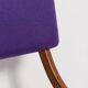 Mid-Century Modern Bumerang Chair, Purple Wool, Poland, 1960s