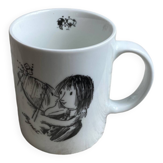 Mug en porcelaine Stanislas Nancy collection Peynet