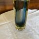 Murano Sommerso Crystal Vase Design Flavio Poli for Seguso Vintage