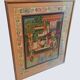 Large painting on oriental / Mughal / Indian silk (1900-1950)