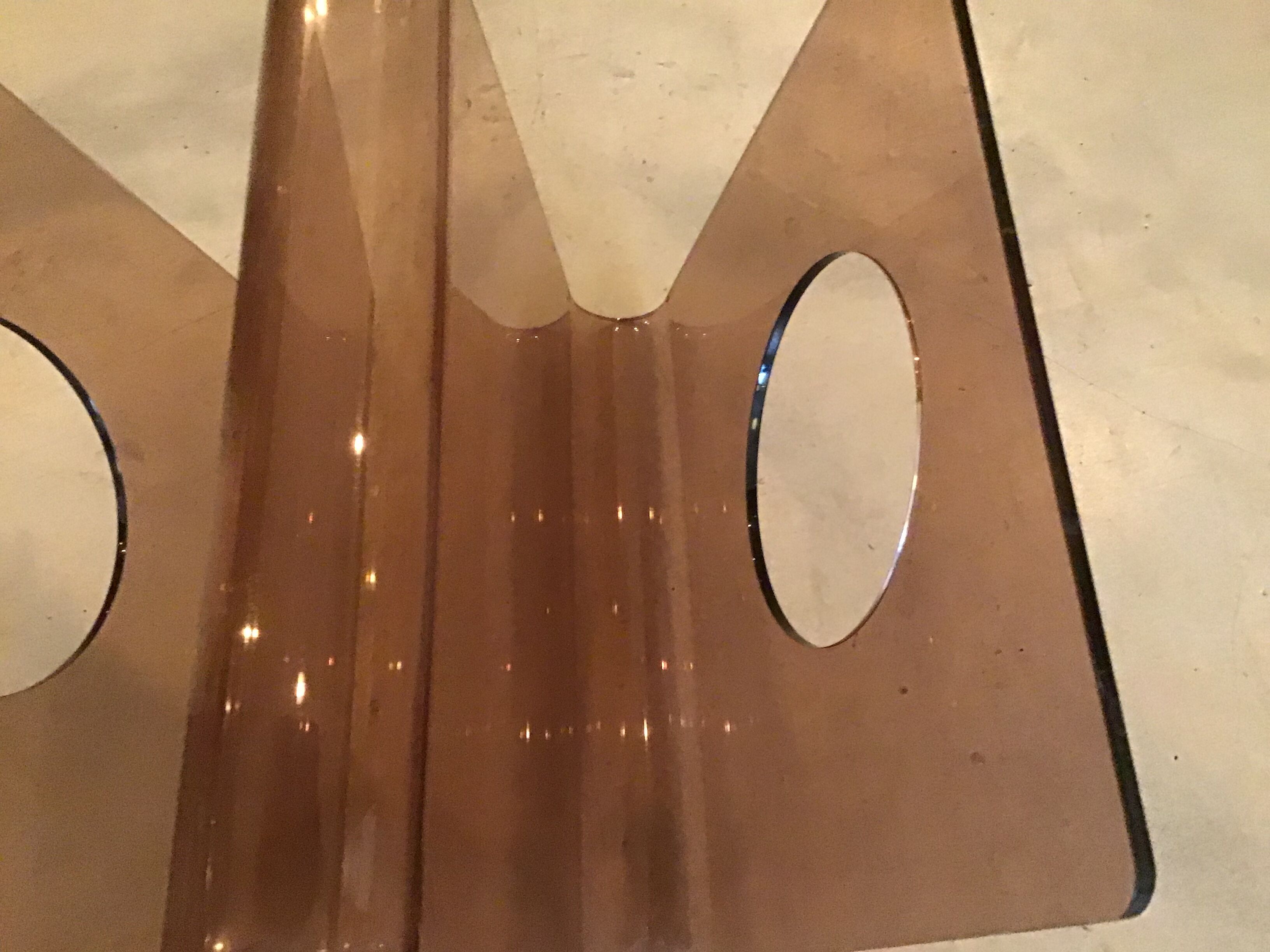 Michel Dumas magazine holder for Roche Bobois