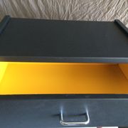 French vintage bedside revisited in black mast 60
