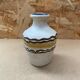 Antique Vintage Beige & Brown Ceramic Vase #B617