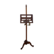 Wooden swivel double led with 19th century candlesticks