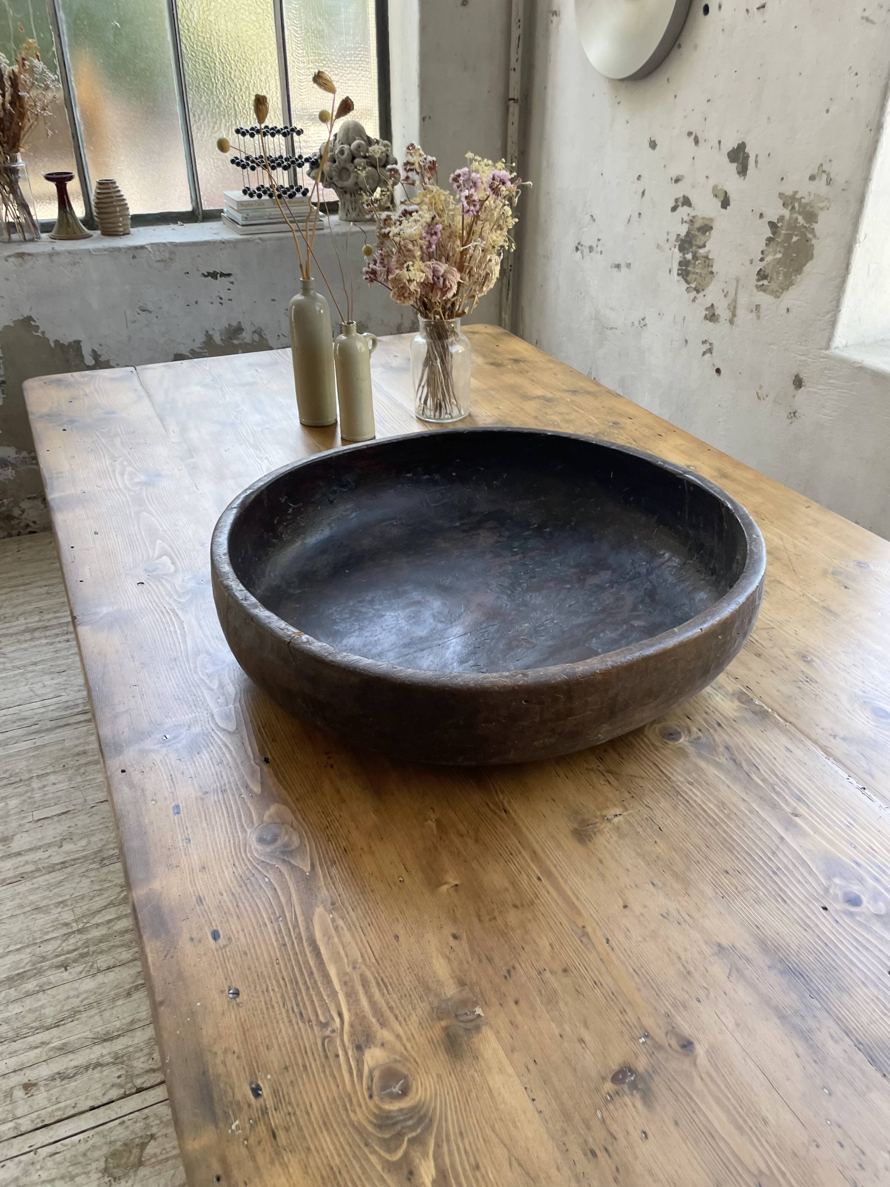 Plat en bois berbère XXL