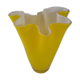 Vintage Yellow Murano Vase