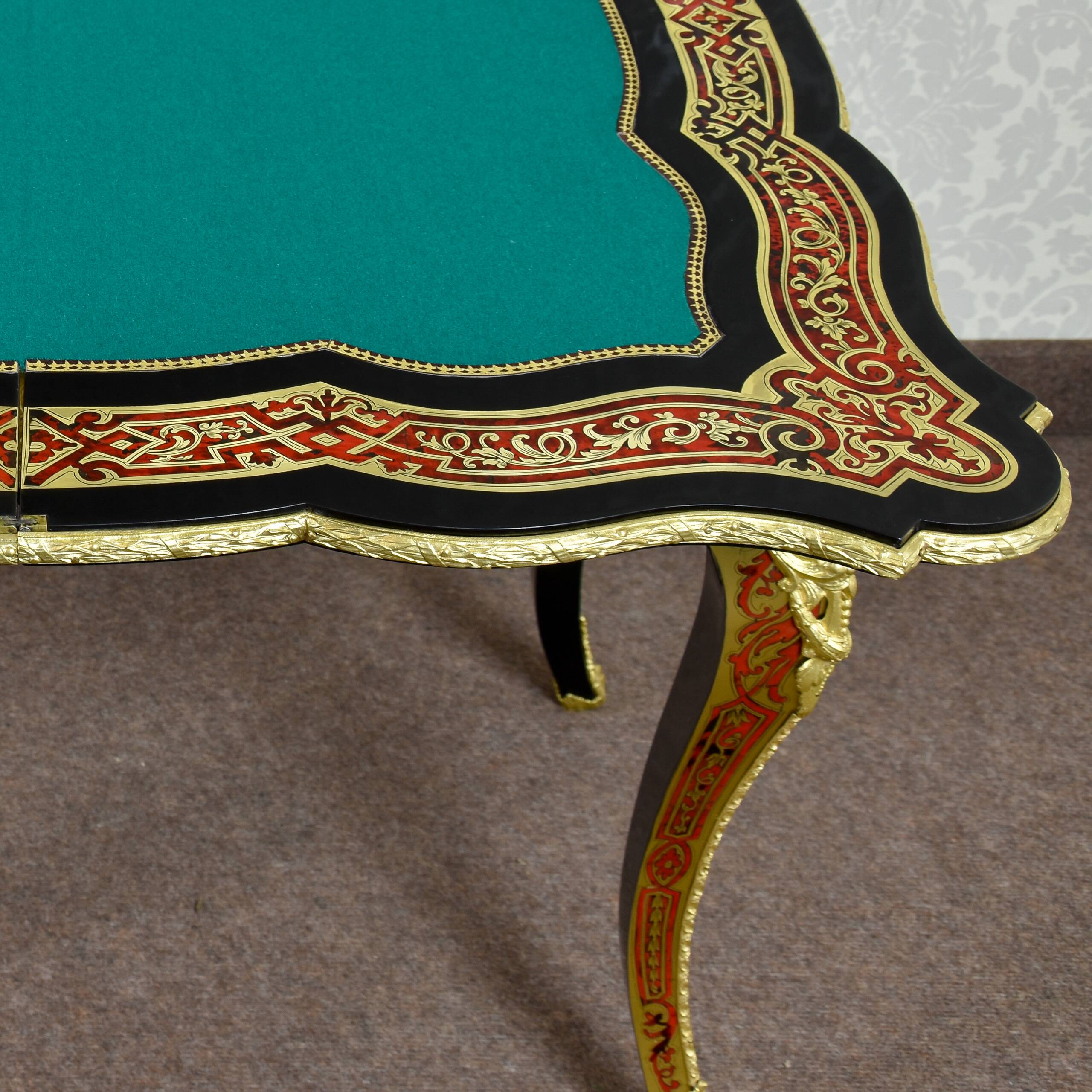Boulle game table, Regency style - 19th century