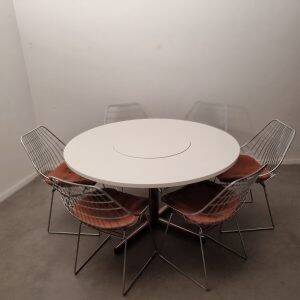 Set of six SM05 wire chairs by Cees Braakman for Pastoe, 1960s