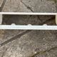 Vintage wall coat rack 3 hooks & shelf