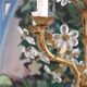 Lustre aux fleurs,  style Florentin XXème