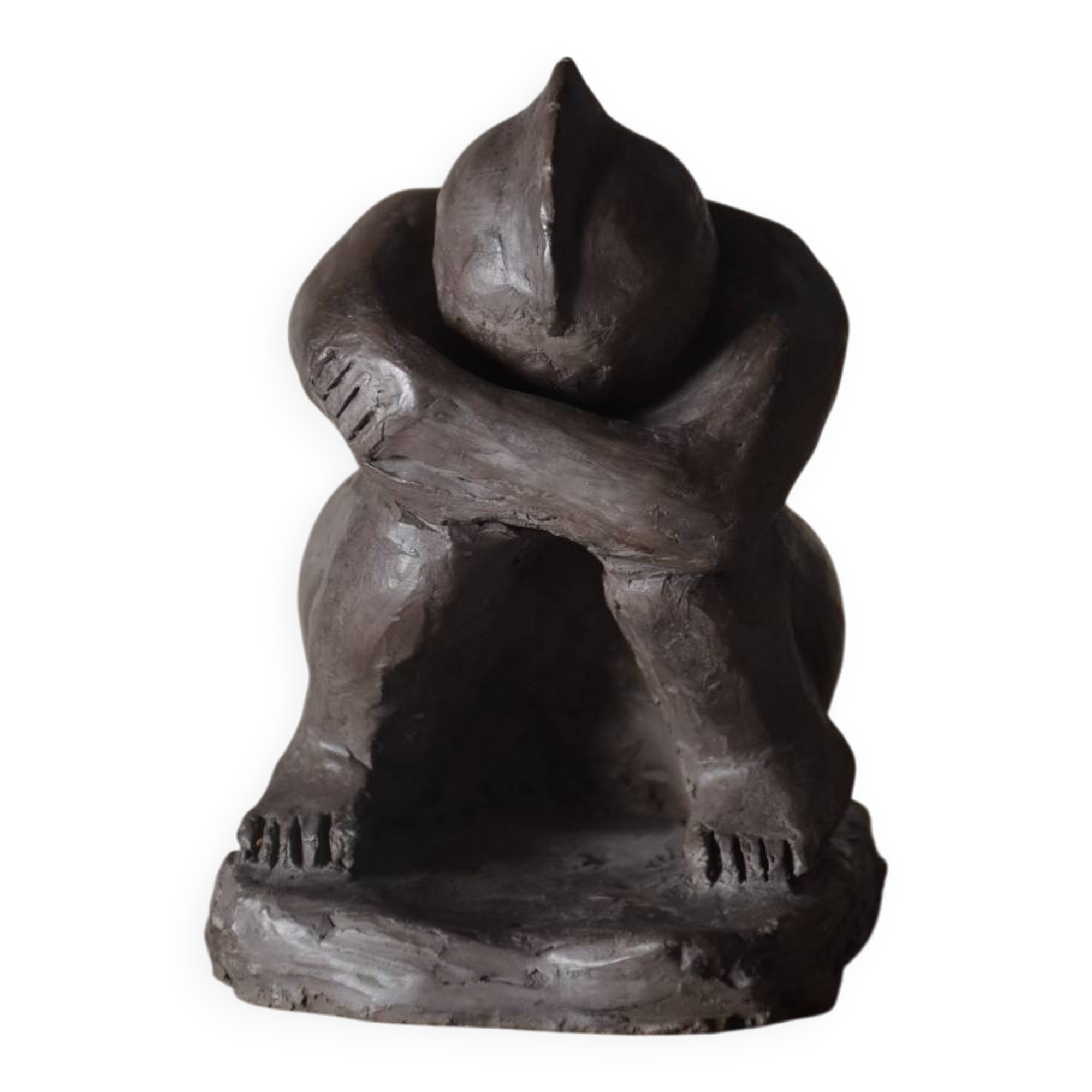 Luciano Viel, Squatting Figure (circa 1960)