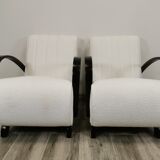 Restored armchairs by Jindrich Halabala, Set of 2