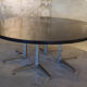 Large round conference table xxl design 1970'
