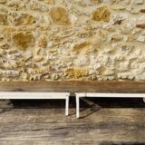 Pair of vintage garden wall shelves, circa 40's/50's
