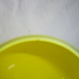 vintage yellow opaline covered jars