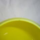 vintage yellow opaline covered jars