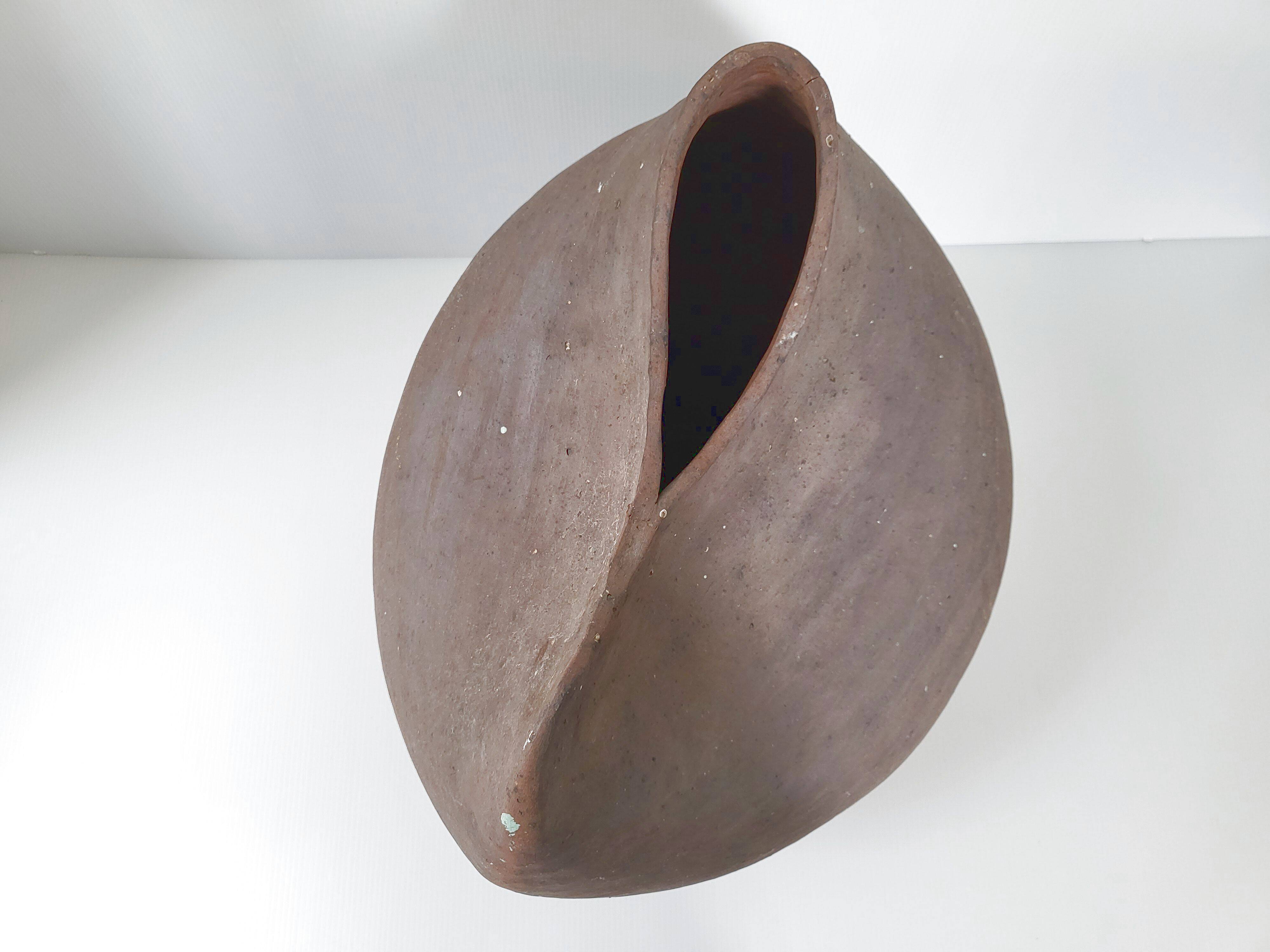 XXL vintage terracotta vase