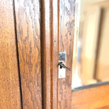 Art deco cabinet raw wood