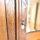 Art deco cabinet raw wood