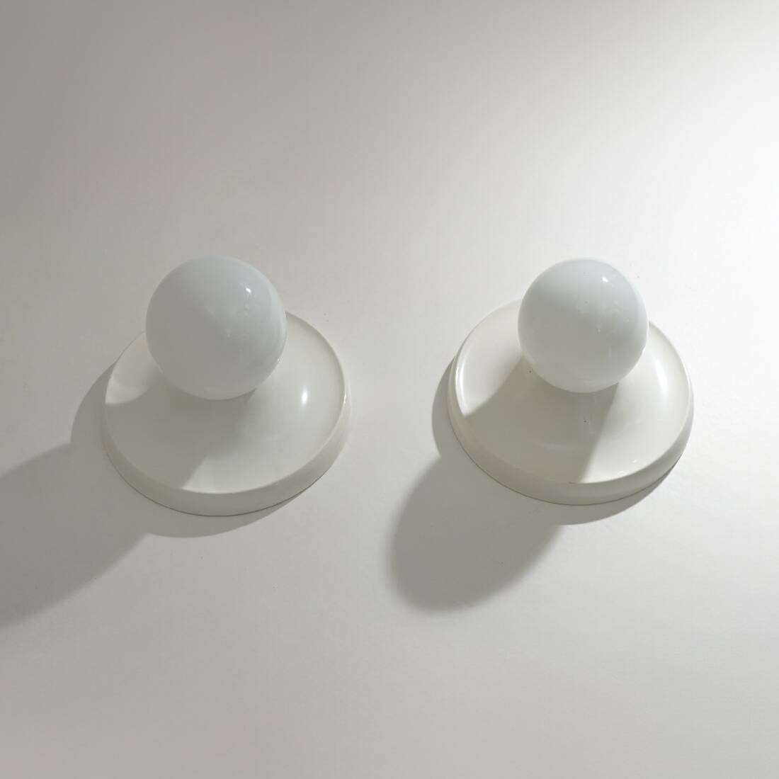 Pair of Light Ball ceiling lights by the Castiglioni brothers for Flos, 196
