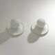 Pair of Light Ball ceiling lights by the Castiglioni brothers for Flos, 196