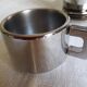 Ensemble 4 tasses et sous-tasses STo Casalinghi design en inox
