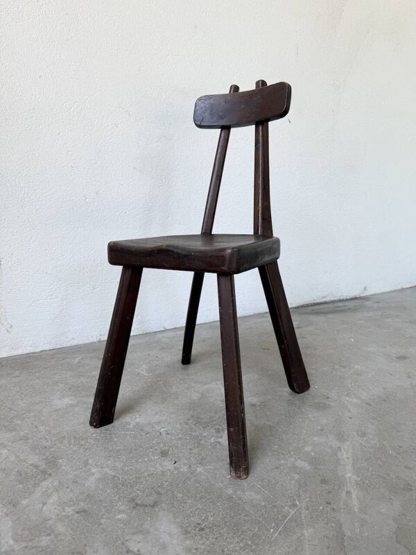Chaise enfant brutaliste 1900