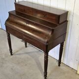 Louis Philippe style mahogany stepped desk, 19th century