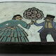 37-centimetre square ceramic side of Namur (Belgium)