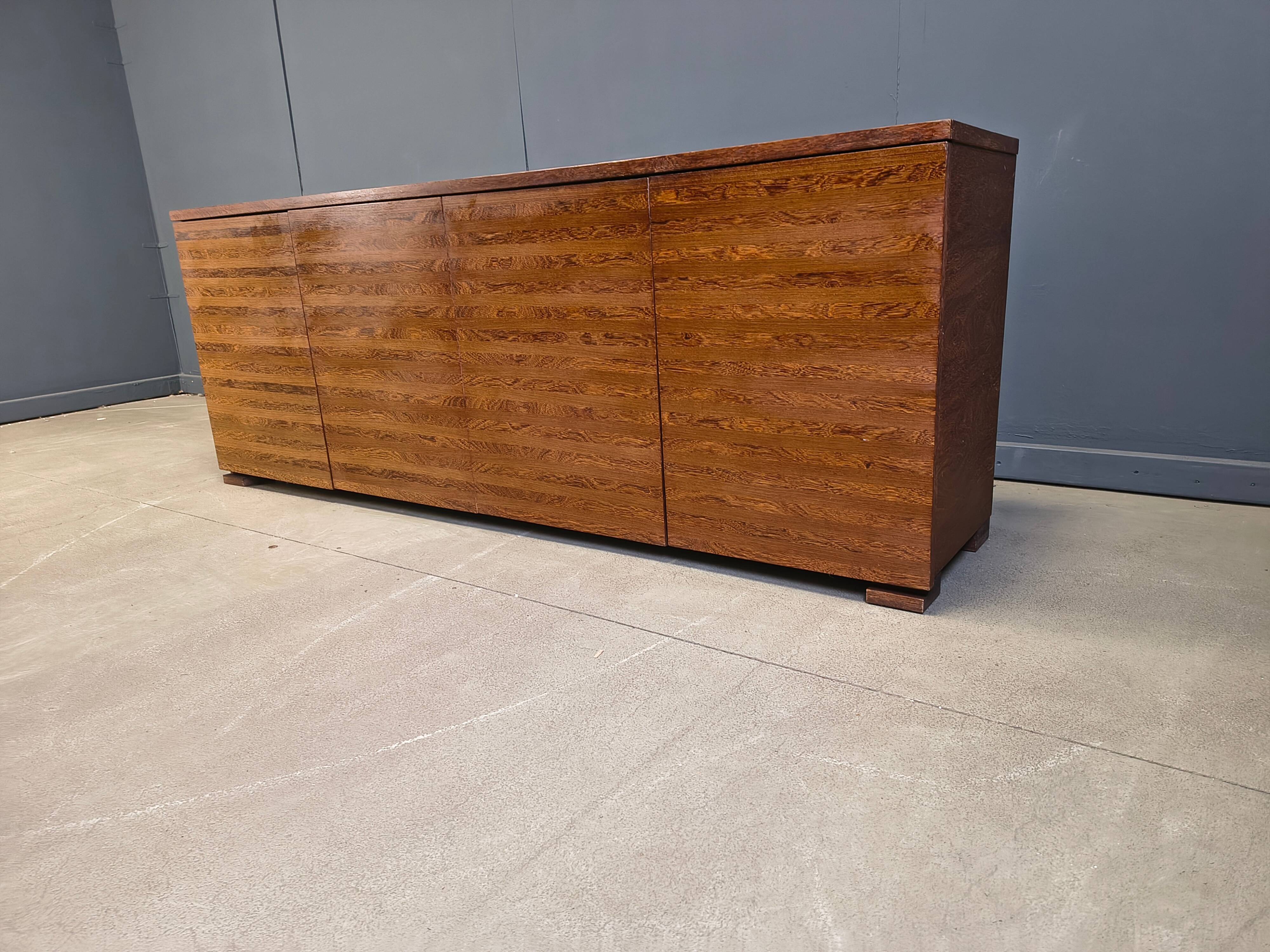Large vintage wenge sideboard, 1970s