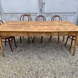 Large bistro table old farmhouse table solid wood Length 200 x Width 98 cm