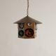 Swedish Mid Century Copper & Glass Ceiling Pendant by Erik Höglund, 1960s