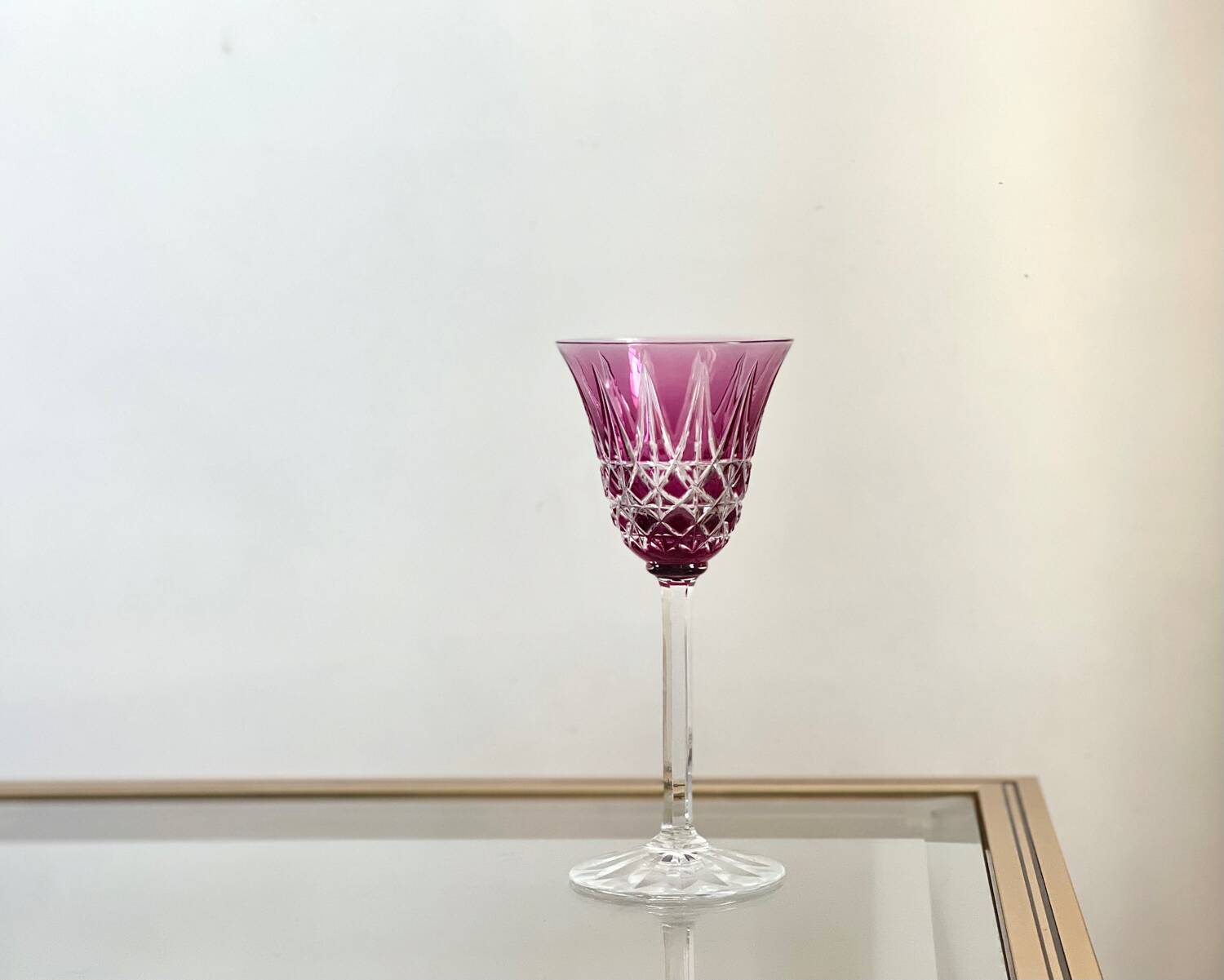 Saint-Louis crystal glass.