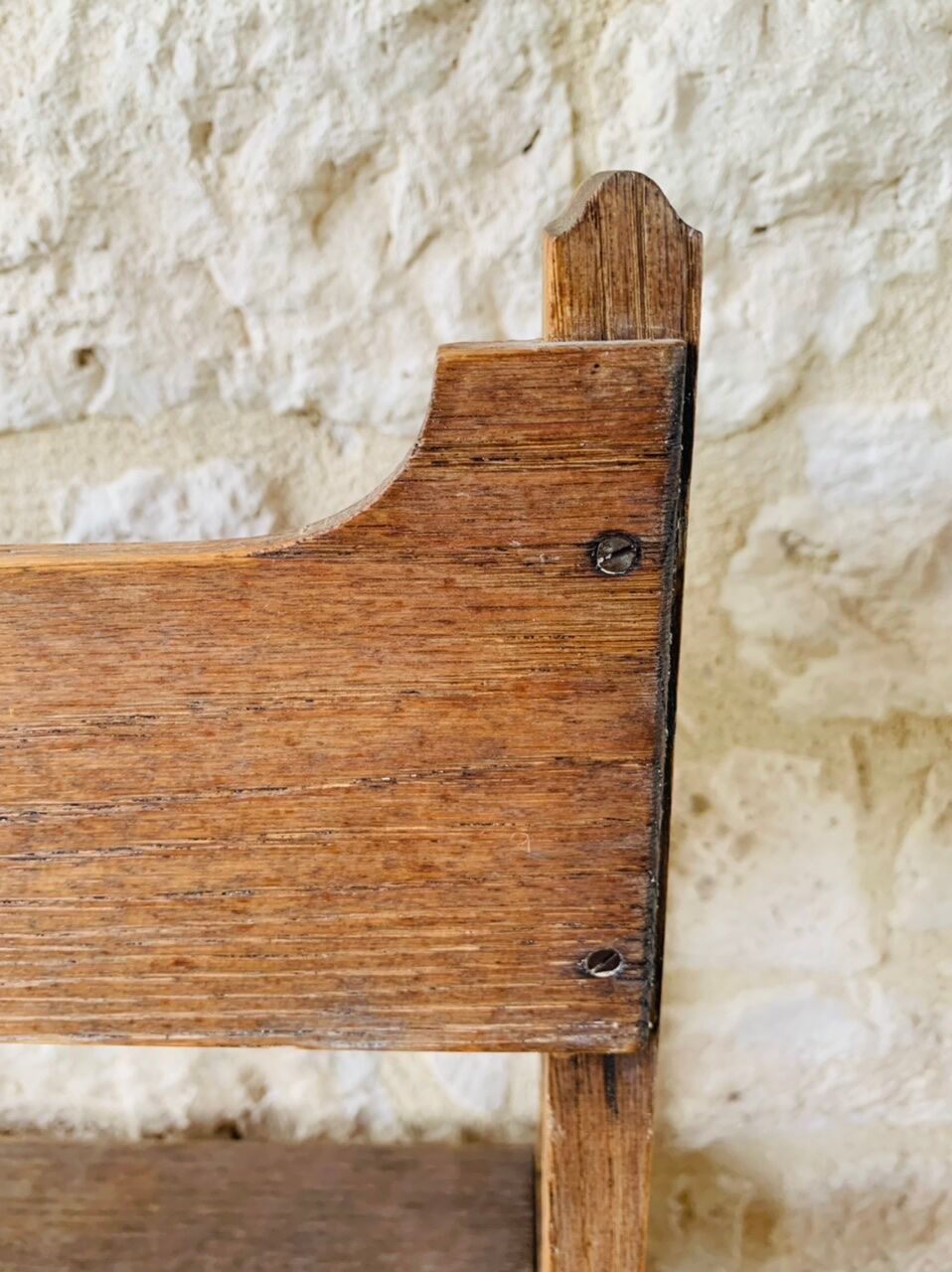 French farm 3-level shelf, circa 1940's