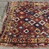 Old kurdish carpet, multicolored, circa 1880