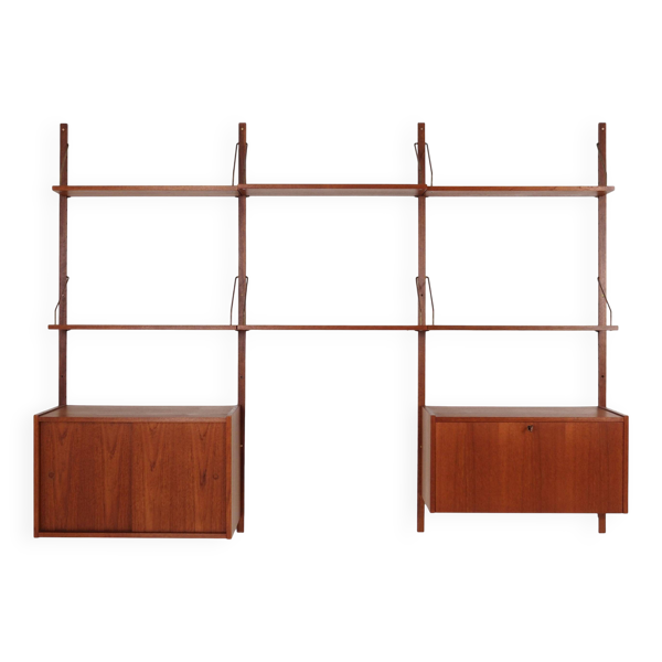Étagère en teck, design danois, années 1960, production : Danemark