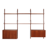 Teak shelving unit, Danish design, 1960s, production: Denmark