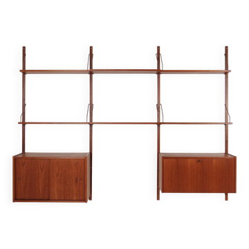 Teak shelving unit, Danish design, 1960s, production: Denmark