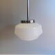 Lustre bistro - White opaline globe - 1950