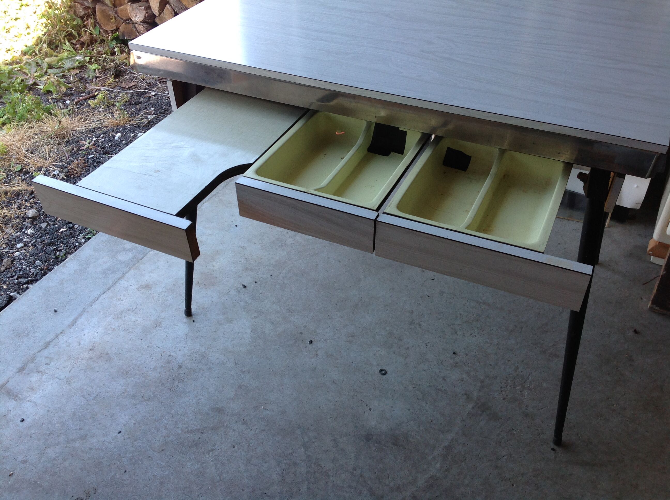 Table formica avec rallonges | Selency