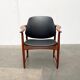 Fauteuil King en Teck Danois du Milieu du Siècle par Arne Hovmand Olsen pour Onsild Møbelfabrik et Jutex, années 1950
