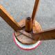 German height-adjustable piano stool design Reiner Modell 1950 vintage