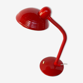 Lampe de bureau rouge "Aluminor"