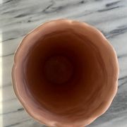 Pink ceramic vase