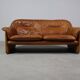 Canapé DS-16 en cuir cognac de De Sede