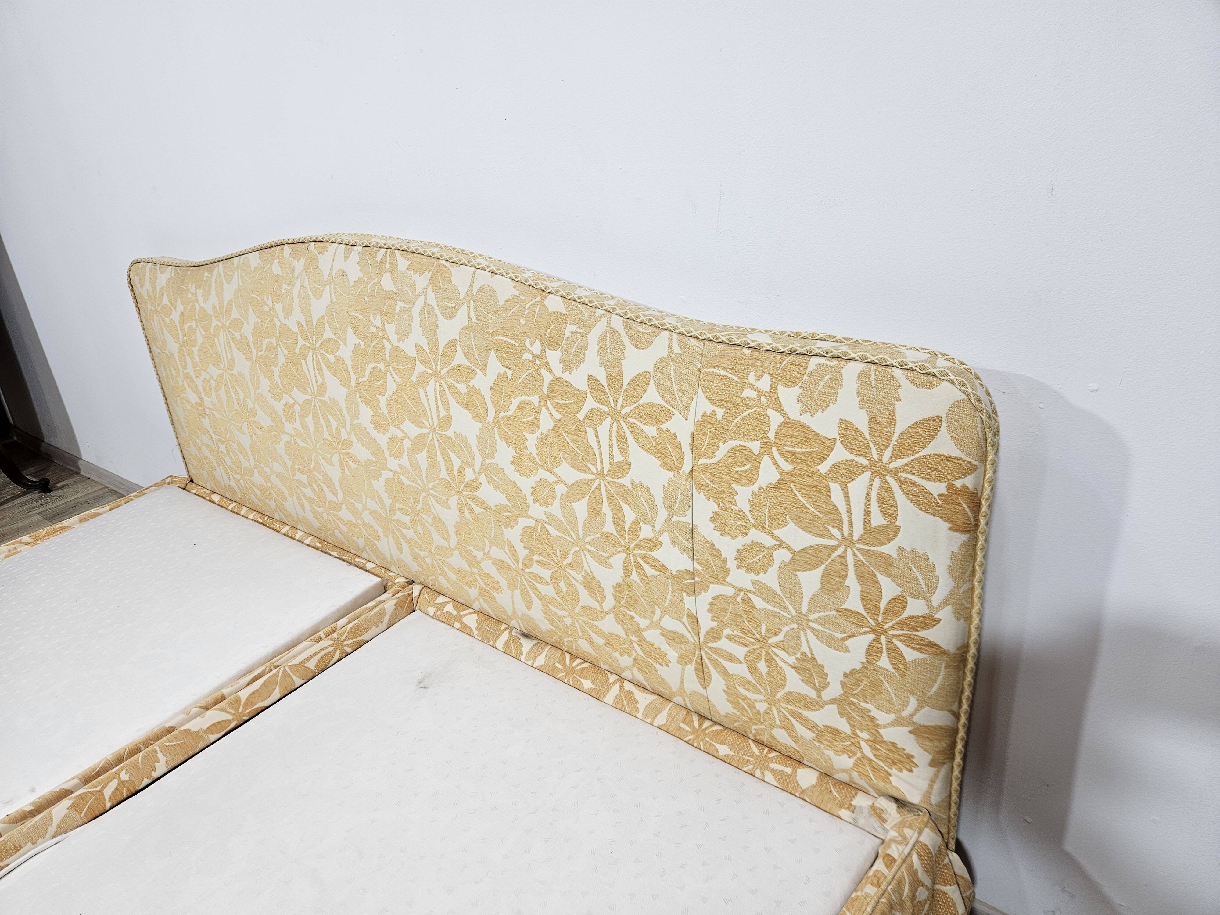 Exclusive Dual electric bed 200 cm x 200 cm - Vintage Gold 1970s.